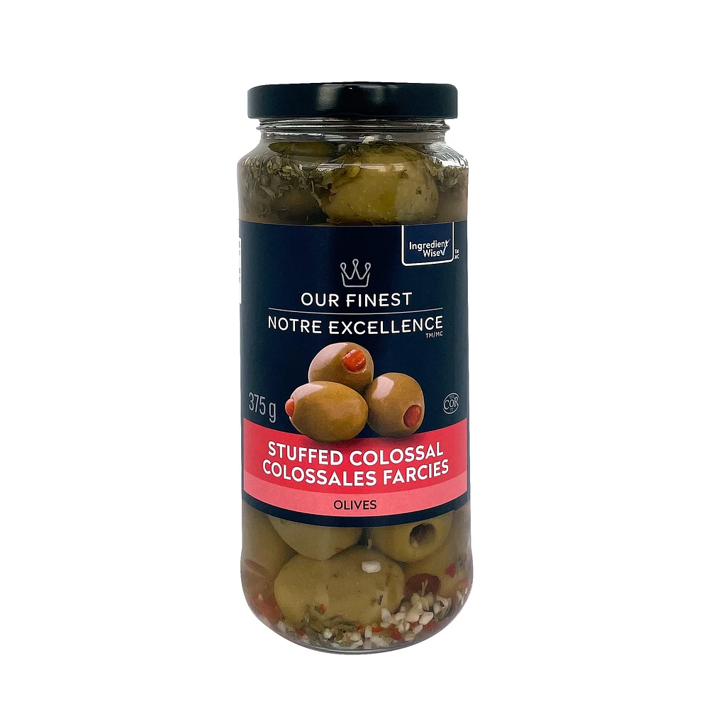 Olives colossales farcies de Notre Excellence 375 ml