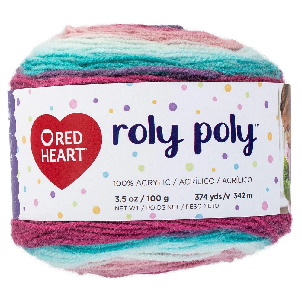 "Red Heart Fil Roly Poly (100 g / 3,5 oz), Calme"