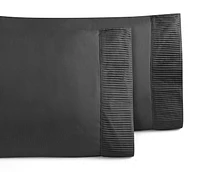 Swift Home 4 Pieces Microfiber Sheet Set with Pleated Hem