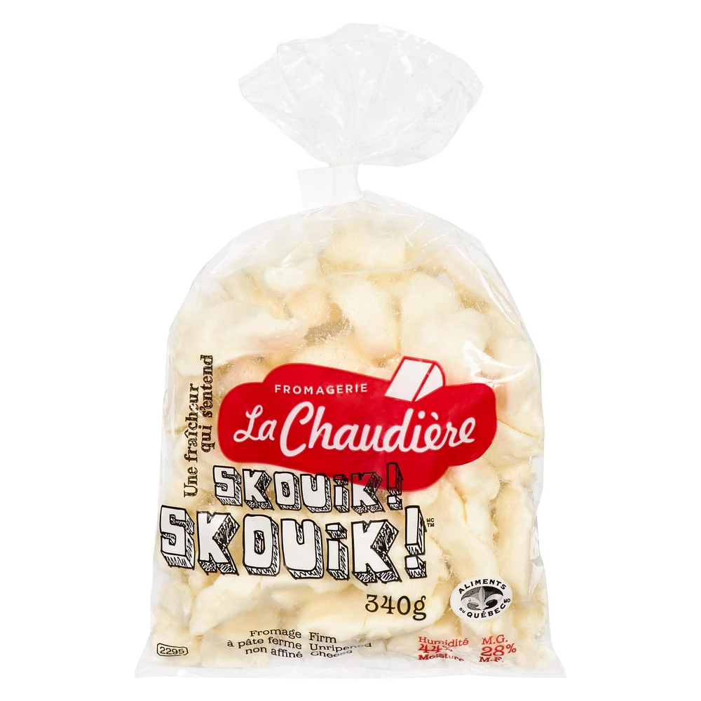 Fromagerie La Chaudiere Skouik! 28 % M.F. Firm Unripened Cheese, 340 g