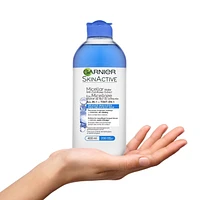 Skinactive Eau micellaire d'extrait de fleur de centaurée, Tout-en-1 Eau micellaire  Peau délicate et yeux, 400 ml Eau micellaire, 400 ml