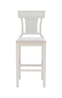 Tabouret de bar Alton, blanc