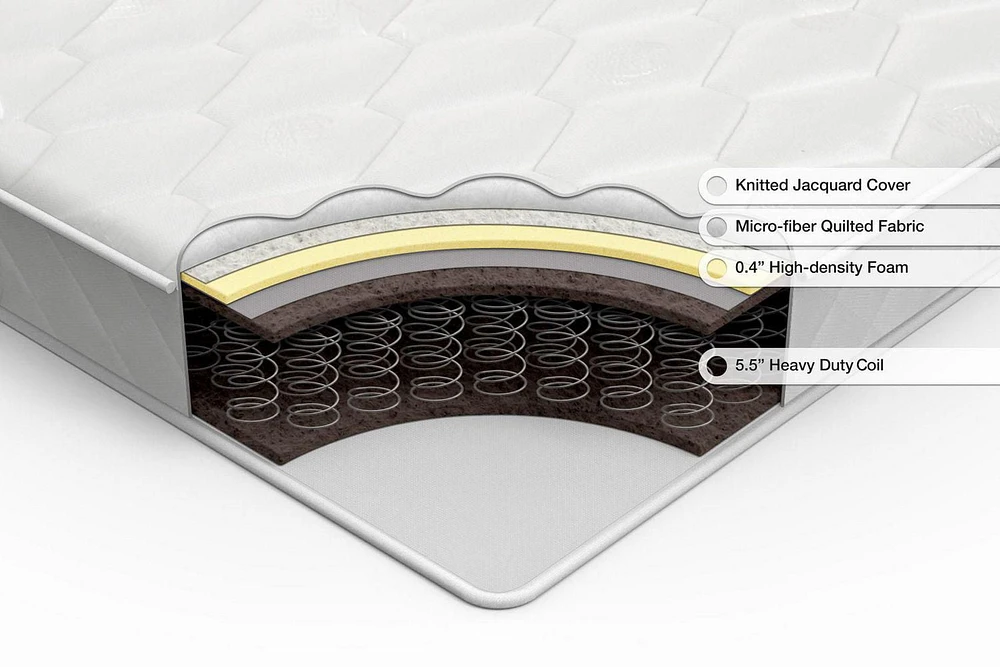 Matelas à ressorts de soutien Zinus Spa Sensations 6 pouces Simple, Double