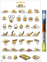 Gudetama - Grid Wall Poster, 14.725" x 22.375"