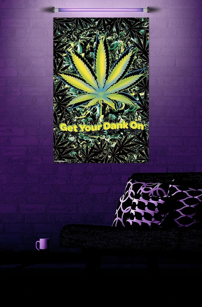 Neon - Marijuana Neon Wall Poster,