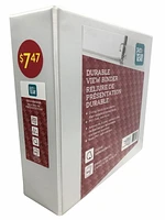 PEN+GEAR 7.6CM RELIURE DE PRÉSENTATION DURABLE Blanc
