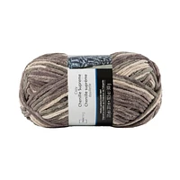Fil chenille de gris chaud confortable de MAINSTAYS Fil 100% polyester