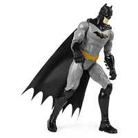 Batman 12-inch Action Figure (Black Suit), Kids Toys for Boys and Girls Ages 3 and up
