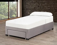 Base de lit plateforme Emil Twin, Gris