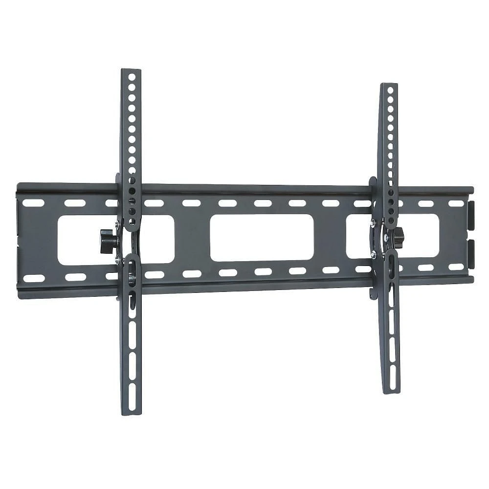 Techly 40" to 65" Tilting TV Wall Mount - Tilt +/-15° - VESA up to 600x400 mm Holds up to 60 kg - Black