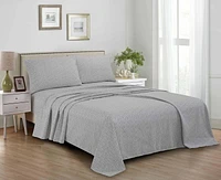 4 Piece High Quality Printed Microfibre Sheet Set