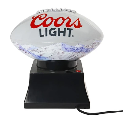 Coors Light Hot Air Popcorn Maker and Football Serving Bowl, Fun Snack Maker for Parties & Game Days