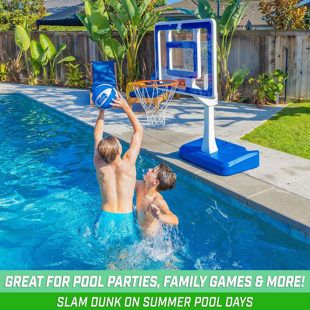 GoSports - Ballon de basket Splash Hoop ELITE - Bleu