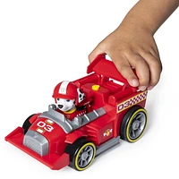 PAW Patrol, Ready, Race, Rescue, Véhicule de luxe Race & Go de Marcus avec effets sonores, pour les enfants à partir de 3 ans