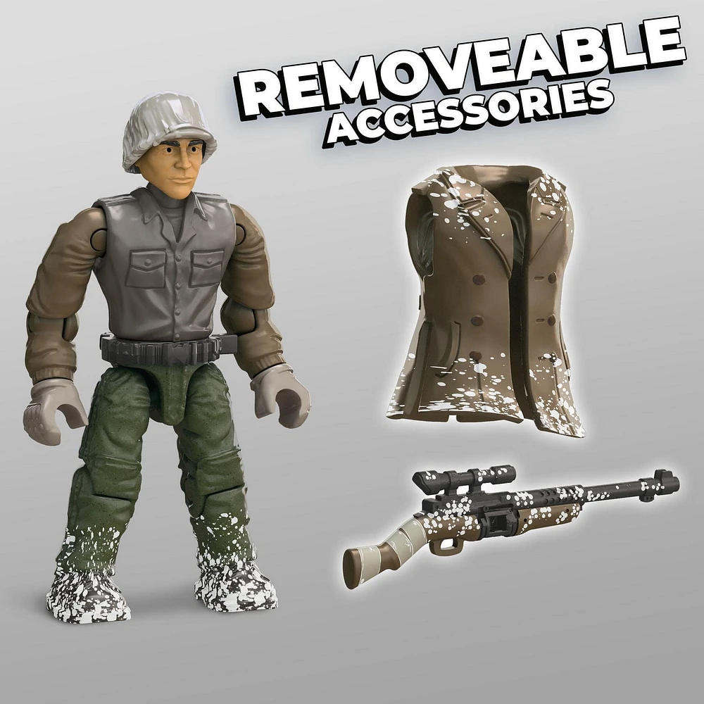 WWII Winter Activision Mega Construx Call of Duty Caisses d’armes - 31 Blocs