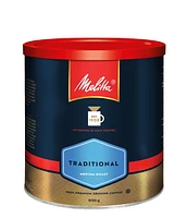 Melitta Traditional Medium Roast & Ground Coffee, 930 g Tin