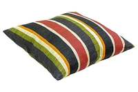 Coussin Décoratif 16po, Rayures ''Mystique Onyx''