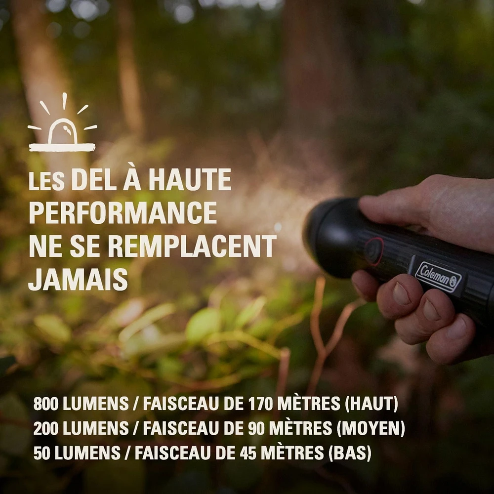 Coleman Classic Recharge 800 Lumens LED Flashlight