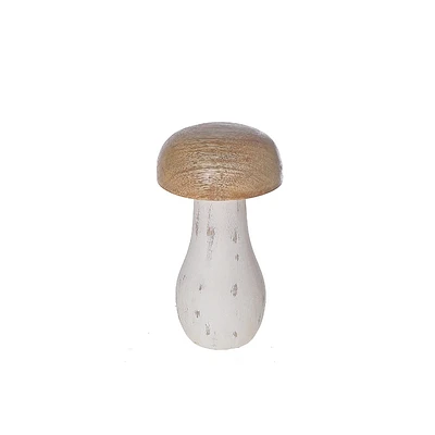 Mango Wood Natural & White Chample