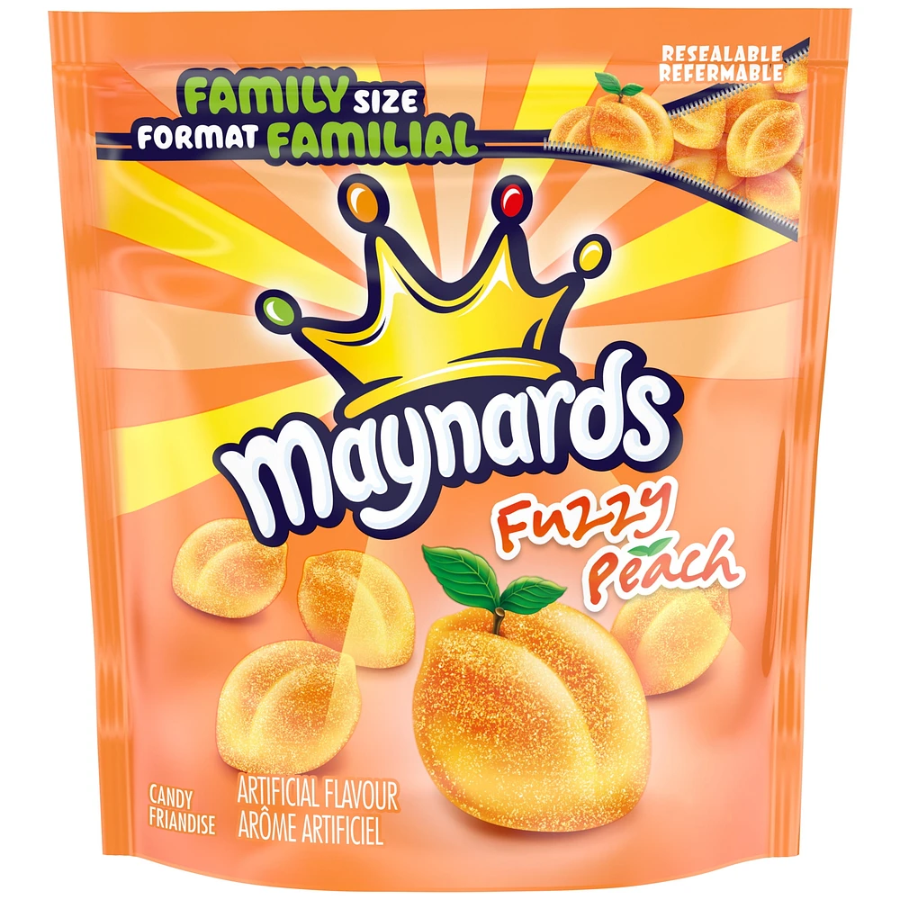Friandises Maynards Fuzzy Peach, format familial 814 g