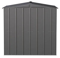 Abri de rangement Arrow Classic en acier, 6x6, charbon Remise en métal 6x6