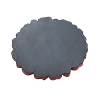 Orange  Flower Stepping Stone