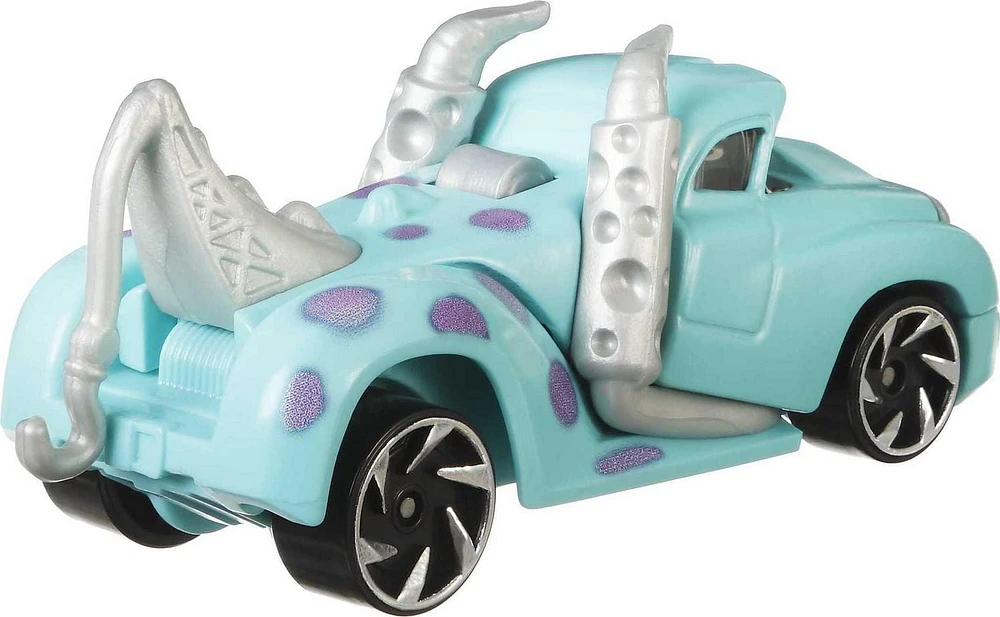 Hot Wheels Character Car Sully Véhicule sous licence, 3 ans et collect.