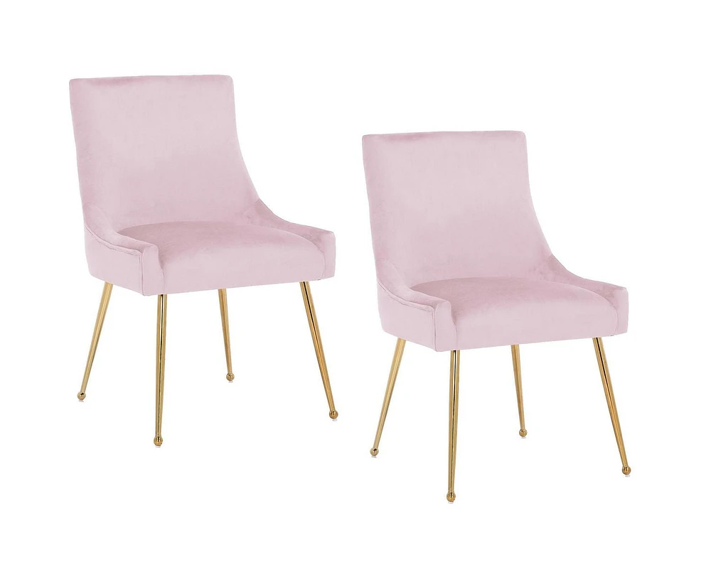 Plata Import Chaise Heye II Rose Set 2