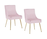 Plata Import Chaise Heye II Rose Set 2