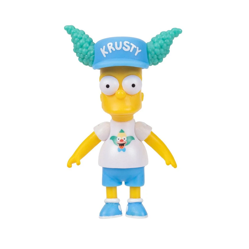 Les Simpson – Figurine Bart de 2,5 pouces avec Chapeau de Krusty