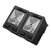 L-ink 2 Pack Compatible HP 21 Black Ink Cartridge (C9351AN)