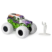 Monster Jam, Official Grave Digger Monster Truck, Die-Cast Vehicle, Inverse Trucks Series, 1:64 Scale