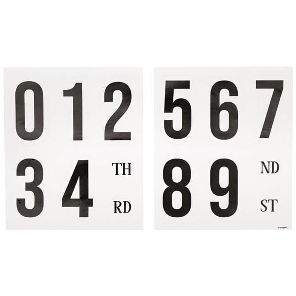 Happy Birthday Jumbo Jointed Banner with Number Stickers, Jointed banner measures 2.1m extended