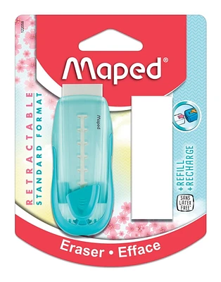 Maped - Universal eraser with refill - Pastel edition - blue, Universal eraser with refill - Pastel