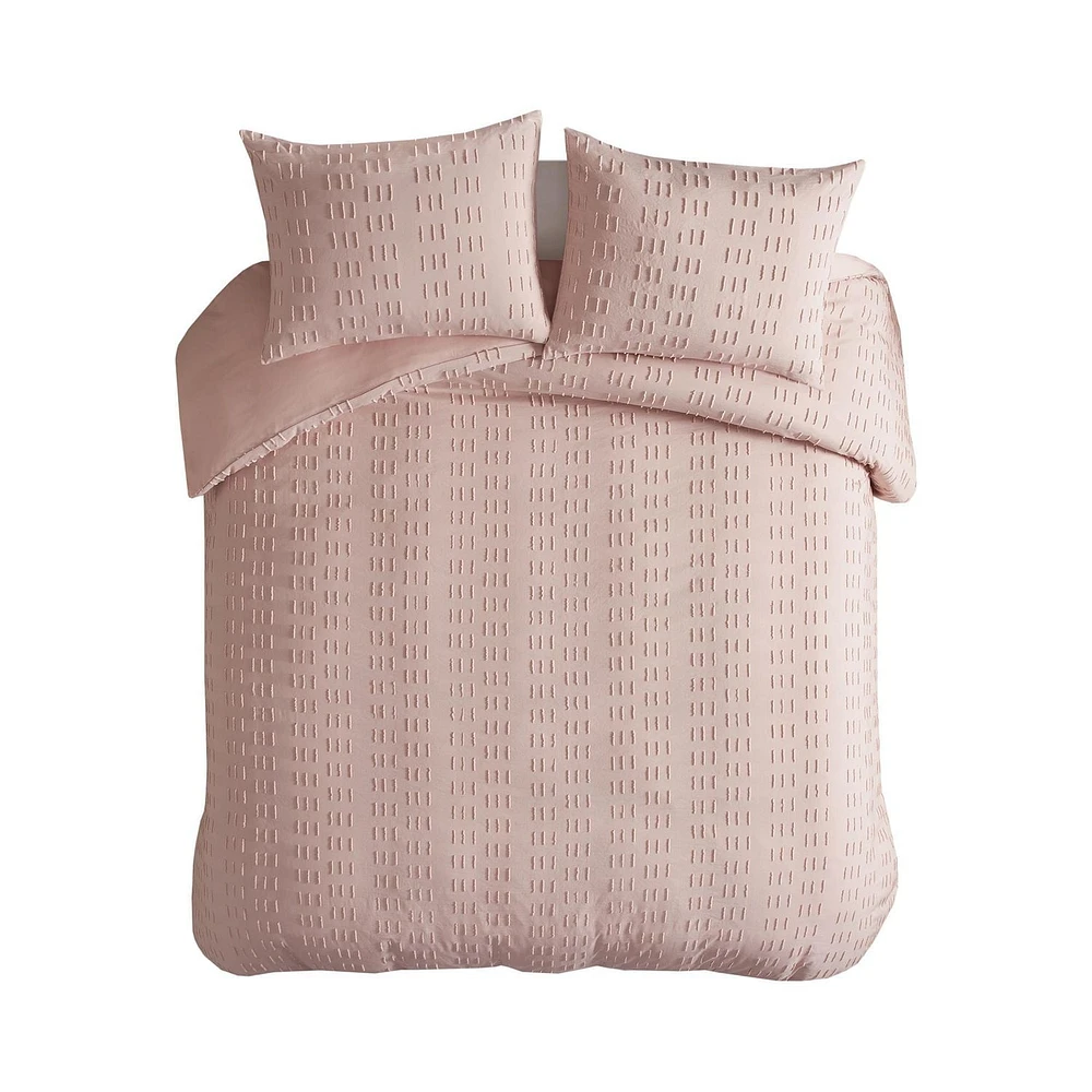 Home Trends Pia Duvet Cover Set 3 pieces, Double/Queen