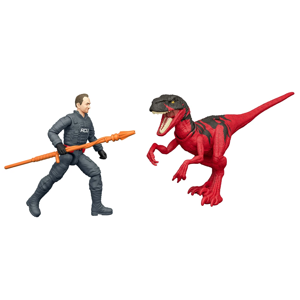 Jurassic World Legacy Collection Reimagined Chopper Chase Pack, Helicopter, Atrociraptor & Pilot