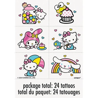 Feuilles de tatouage en aluminium Hello Kitty, 4 carats 6 modèles différents