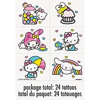 Feuilles de tatouage en aluminium Hello Kitty, 4 carats 6 modèles différents