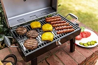 1-Burner Portable Propane Gas Grill in Stainless Steel