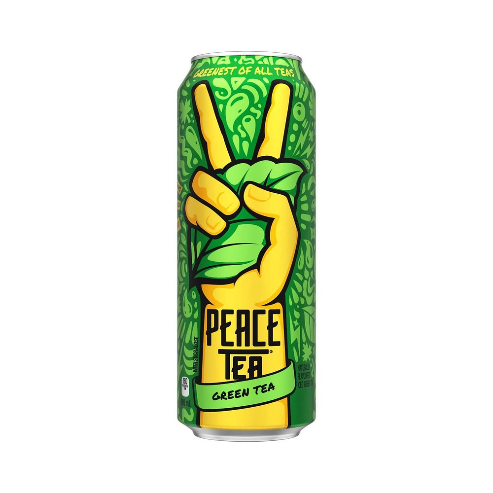 Peace Tea Greenest of All Teas Cans, 695 mL, singles, 695 mL