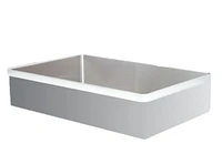 American Imaginations 27 pouces. W Évier de buanderie en acier inoxydable approuvé CSA avec 1 bol et calibre 16AI-34519