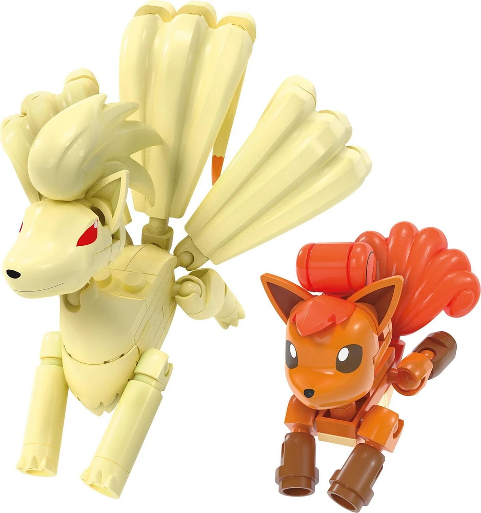 MEGA Pokémon Coffret Évolution Goupix (145 pièces), 2 figurines Âges 7+