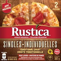 RUSTICA SINGLES MEAT LOVERS PIZZA