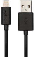 Câble de charge et de synchronisation Pebble ™de Veho certifié MFi Lightning vers USB,  - 3.3pi - Noir