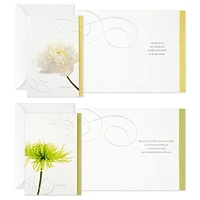 Cartes de condoléances assorties Hallmark (fleurs)