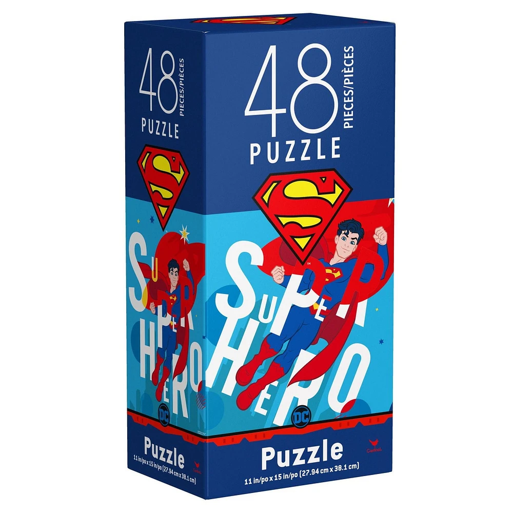 Superman, Puzzle de 48 pièces, pour familles et enfants à partir de 4 ans