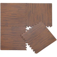 Mainstays Interlocking Foam Mat, Wood interlocking foam mat