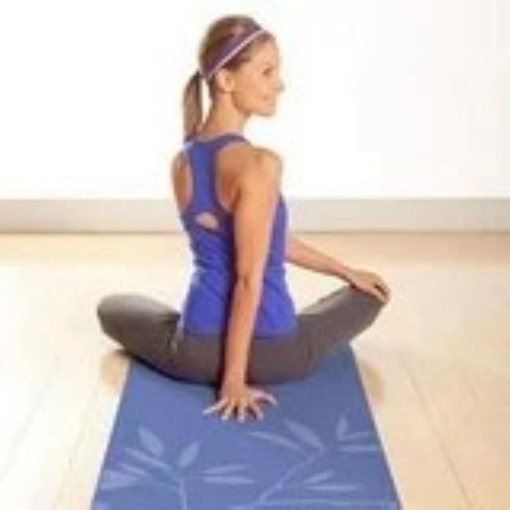 GAIAM 6MM Premium Printed Yoga Mat - Ash Leaves