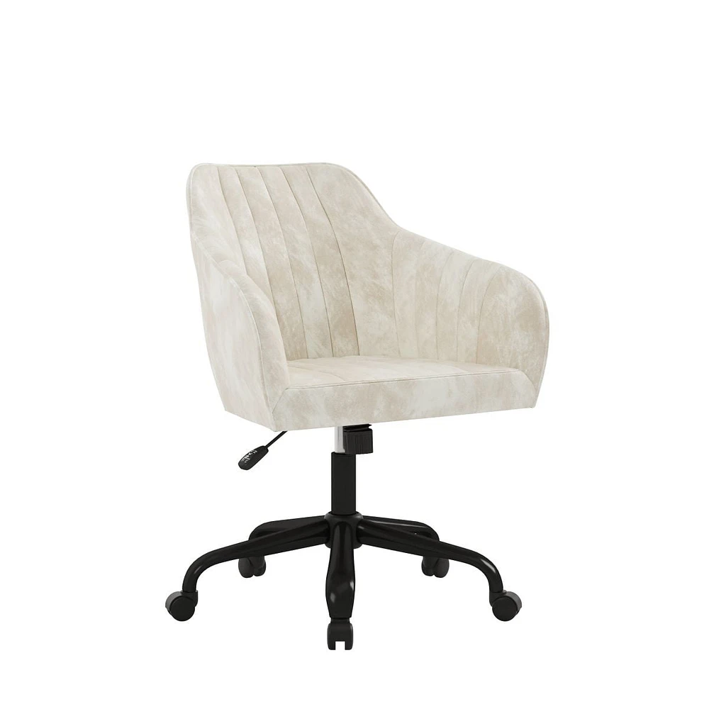 Chaise de bureau Ava, Beige