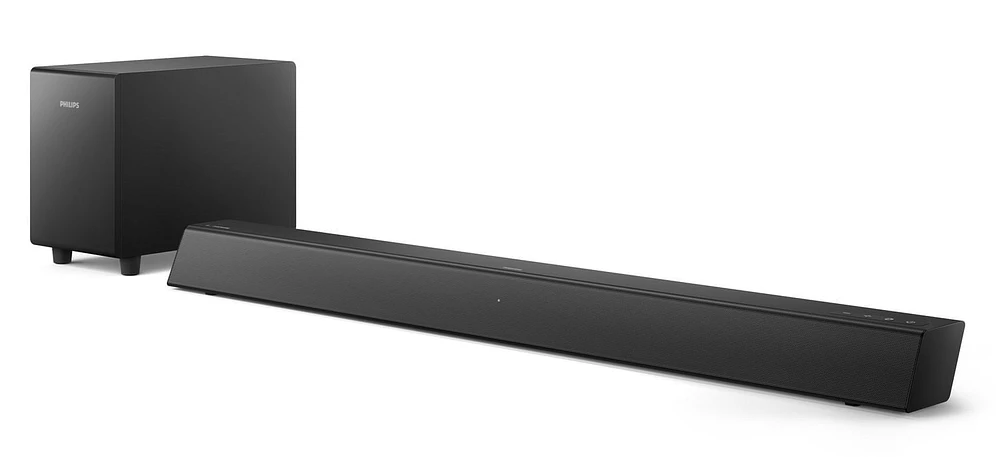 Philips 2.1 Soundbar Speaker with Wireless Subwoofer, TAB5305